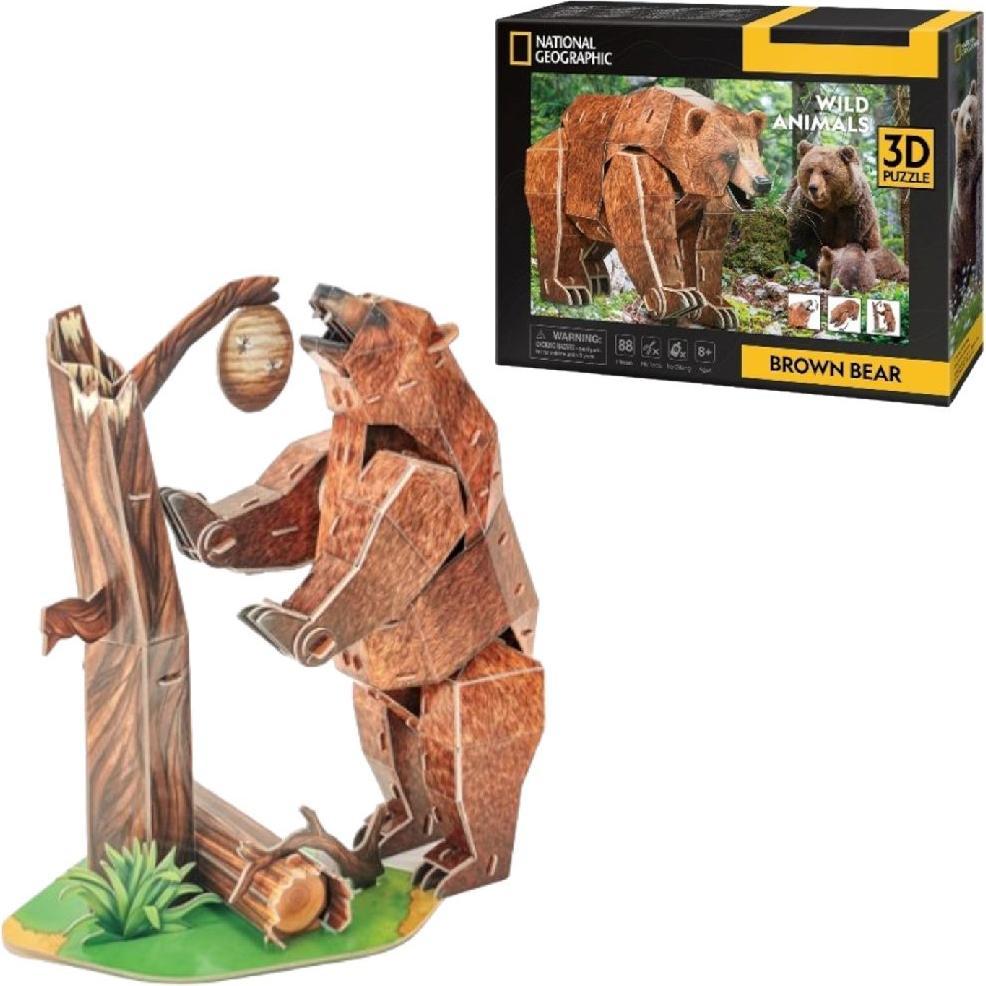 Cubicfun Cubic Fun 3d Puzzel NG Braunbär (88 Teile)