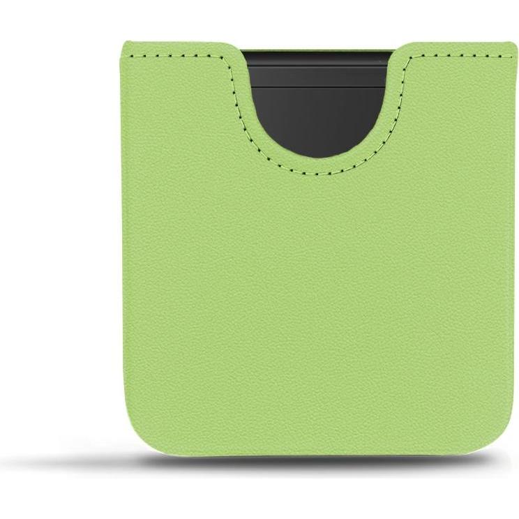 Noreve Lederschutzhülle (Samsung Galaxy Z Flip), Smartphone Hülle, Grün