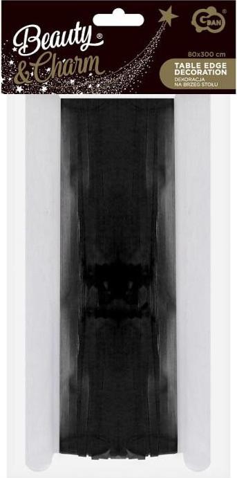 Productafbeelding GoDan Tischkantendekoration, schwarz, 80x300cm (300 x 80 cm)