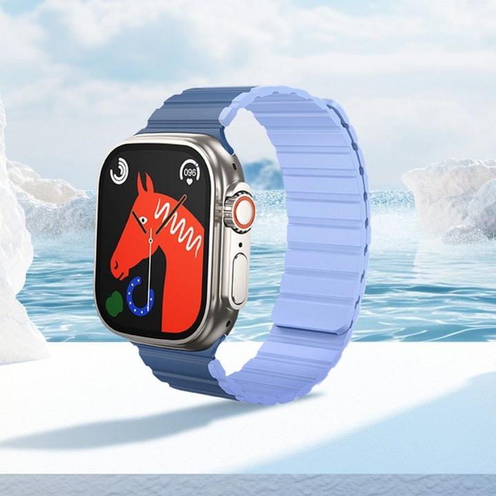 Immagine prodotto Hoco Other strap for Apple Watch 38 / 40 / 41 mm AS102 dark blue with light blue (Silicone)