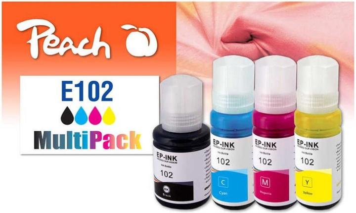 Produktbild Peach Tinte Canon CISS 102 Multi-Pack C, M, Y, BK (BK)