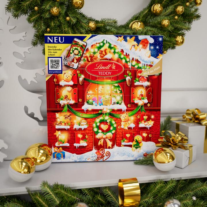 Produktbild Lindt Teddy Adventskalender (128 g)