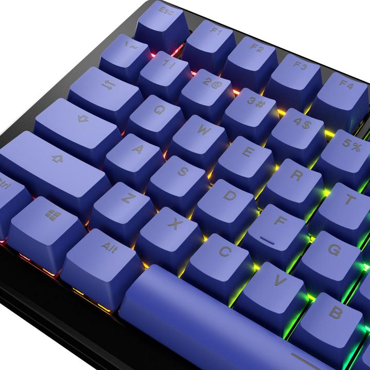 Image du produit Glorious GPBT Basics Keycaps, ANSI Layout (US), PBT, Dye-Sub - Mana Blue