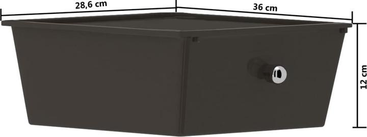 Actual product image vidaXL Aufbewahrungswagen