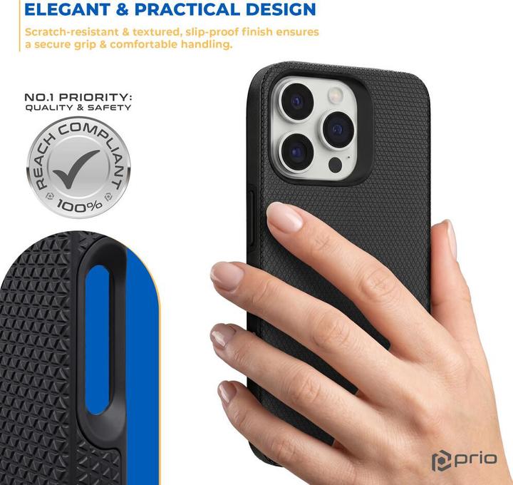 Produktbild prio Protective Cover for iPhone 11 Pro black (Apple iPhone 11 Pro)