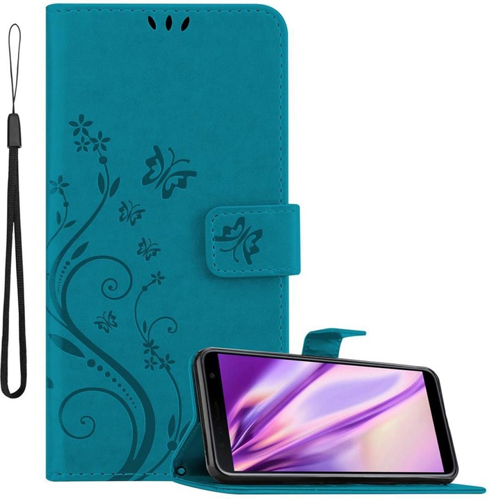 Actual product image Cadorabo Flower Book cover (Samsung Galaxy J4+)