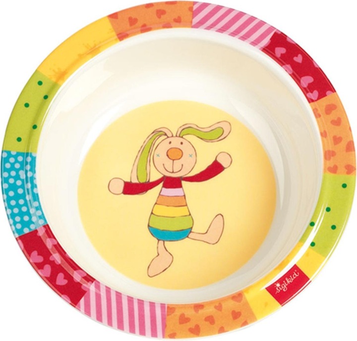 Actual product image Sigikid Melamine bowl, Rainbow Rabbit