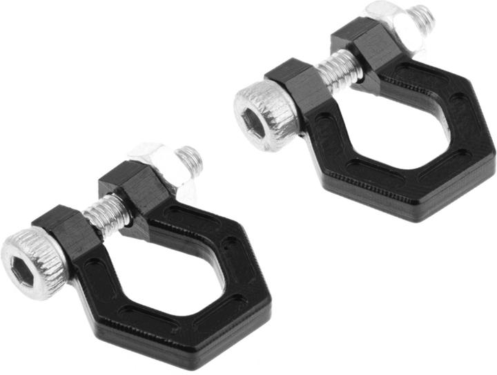 Kavan Oeillets de remorquage en aluminium CNC noir pour RC-Crawler 1/10