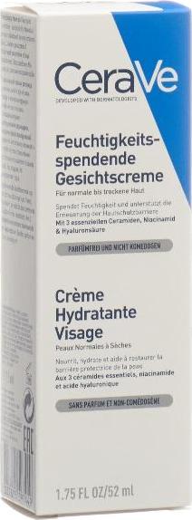 Actual product image CeraVe Moisturizing face cream (52 ml, 24h cream)
