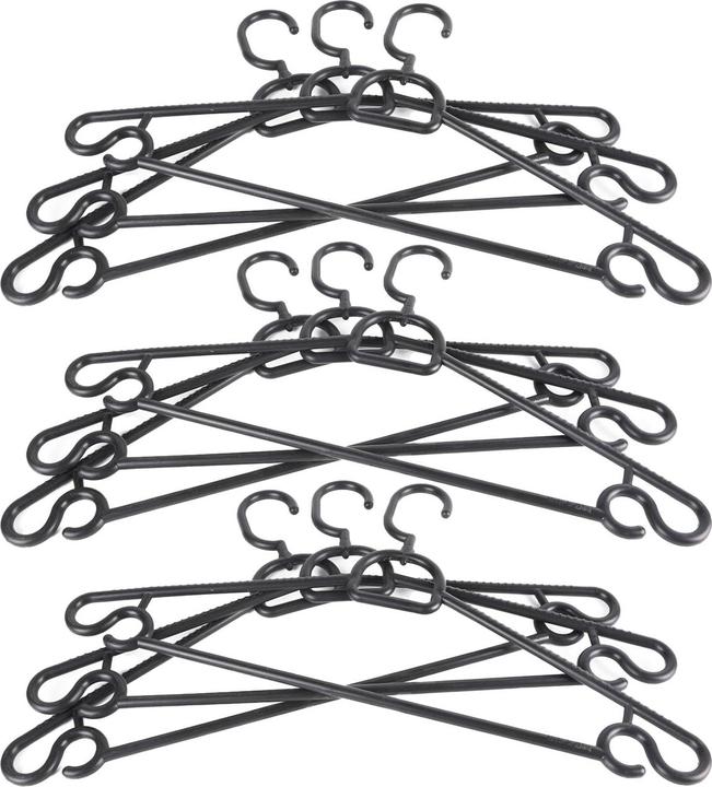 Image du produit Benson Cintre, 9 pcs., noir (9x)