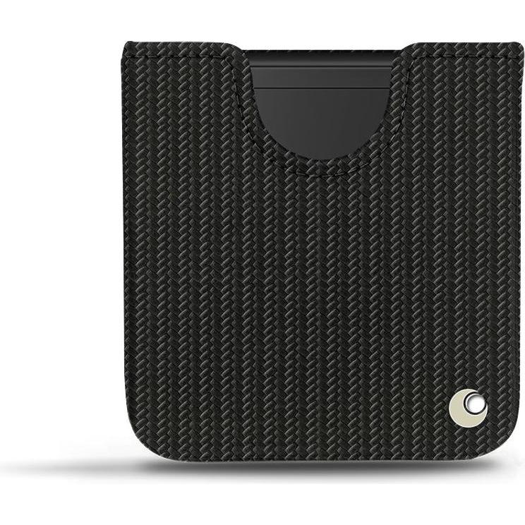 Noreve Lederschutzhülle (Samsung Galaxy Z Flip), Smartphone Hülle, Schwarz