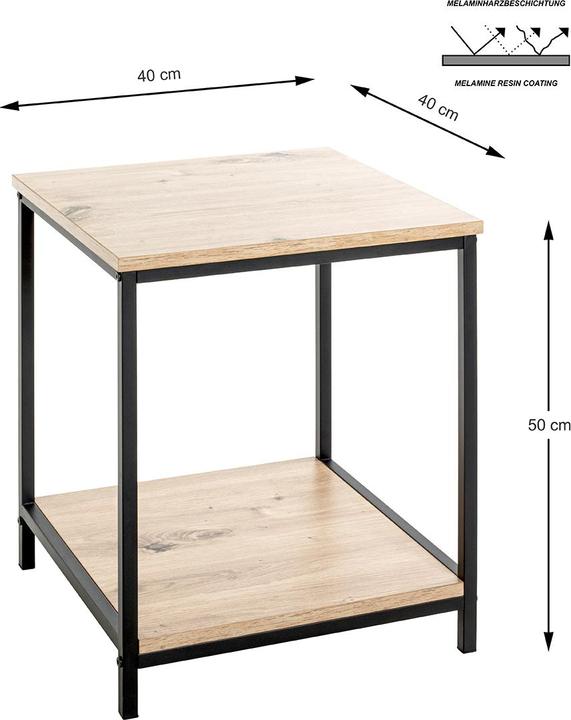 Produktbild HAKU Möbel Beistelltisch (40 x 40 x 50 cm)