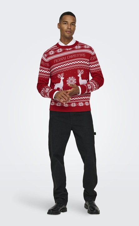 Actual product image Only & Sons ONSXMAS jumper knitted jumper (M)