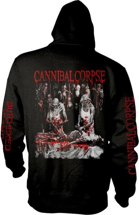 Image du produit Cannibal Corpse Sweat à capuche Butchered At Birth avec fermeture éclair sur toute la longueur (M)
