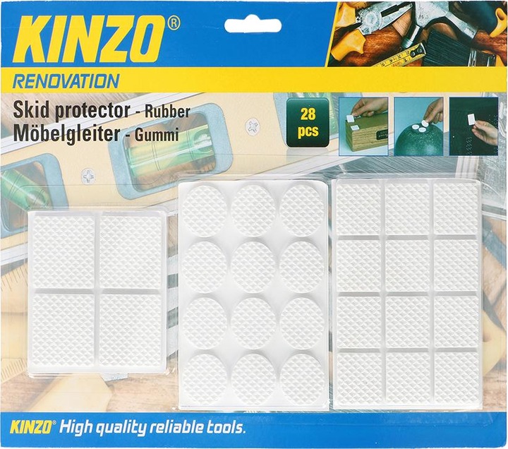 Produktbild Kinzo Skid pads EVA 28pc 3as (Filzgleiter, 28 Stück)