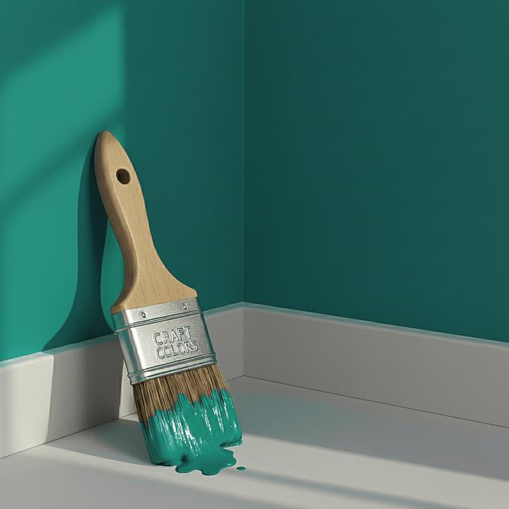 Actual product image Craft Colors Wall colour noble matt (Petrol No. 570, 5 l)