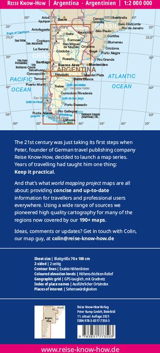 Produktbild World Mapping Project. Argentinien