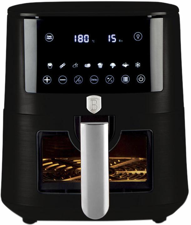 Actual product image BerlingerHaus Haus Heissluftfritteuse 8 Liter Matte Black Collection