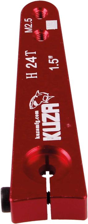 Immagine prodotto Kuza leva del servo a 1 braccio hitec 24t 38/32mm 1,5" m2,5 alluminio heavy duty v2
