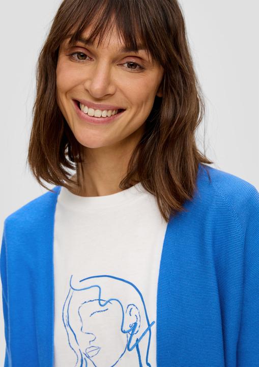 Produktbild s.Oliver Strickjacke Feinstrickjacke aus Viskosemix (48)