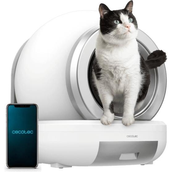 Meilleurs prix pour Cecotec Bac à litière compact avec nettoyage automatique Pumba 7000 CleanKitty Compact Connected