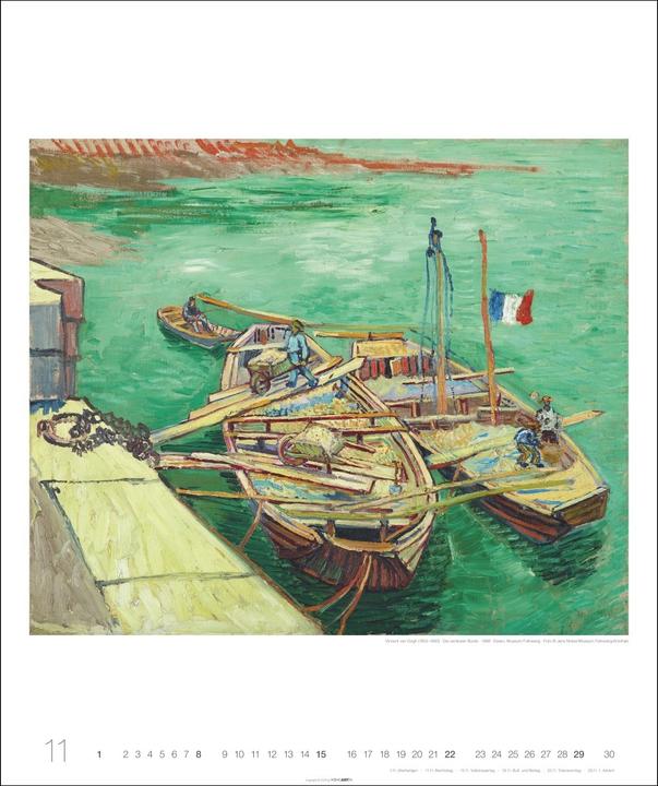 Produktbild Vincent van Gogh Edition Kalender 2026 (46 x 55 cm)