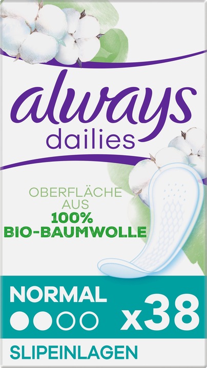 Image du produit Always Dailies Cotton Protection (38 x, Panty liners)