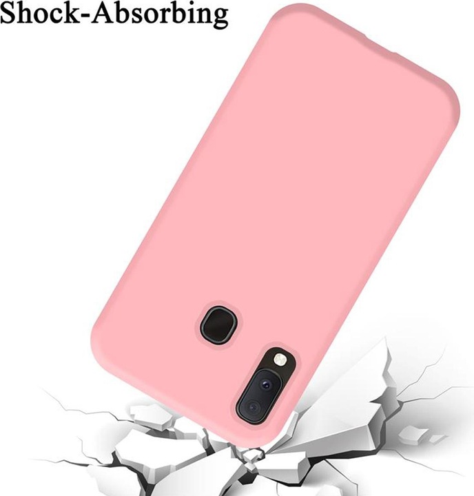 Image du produit Cadorabo TPU Liquid Silicone Case Cover (Samsung Galaxy A20e)