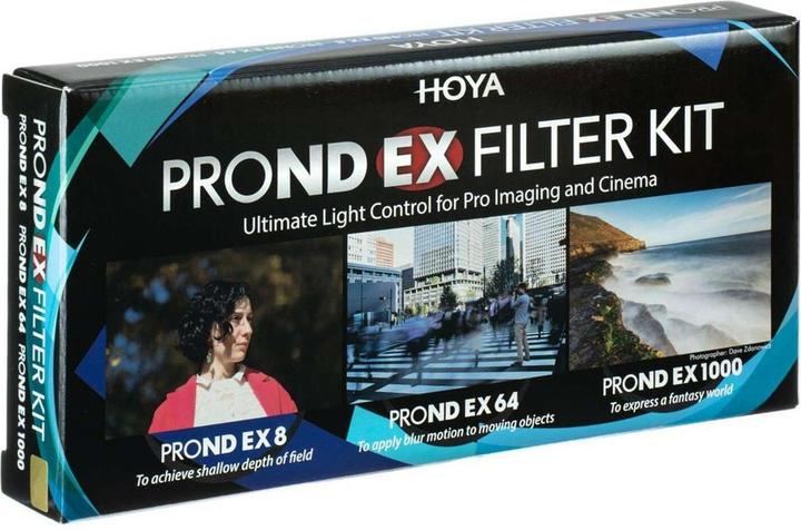 Produktbild Hoya PRO ND EX Filter Kit 8/64/1000 (55 mm, ND- / Graufilter)