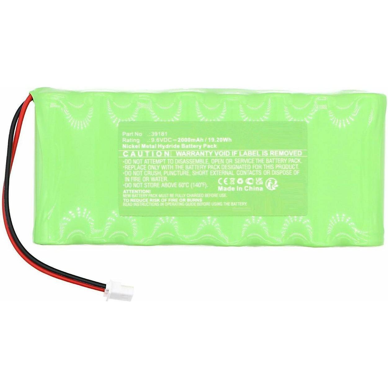 CoreParts Battery 9.6V 2000mAh 19.20Wh (1 Stk., 2000 mAh), Batterien + Akkus