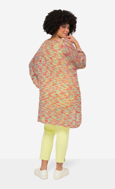 Produktbild Angel of Style Pullover, oversized, Lochstrick, V-Ausschnitt, 3/4-Ärmel (56)