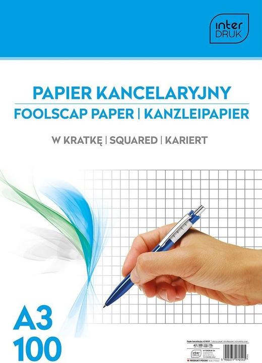 Produktbild Interdruk Kariertes Büropapier im A3-Format (A3, Kariert)