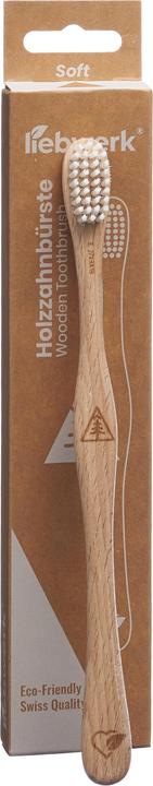 Actual product image Liebwerk Wooden toothbrush Soft Pine (Soft, 1 x)