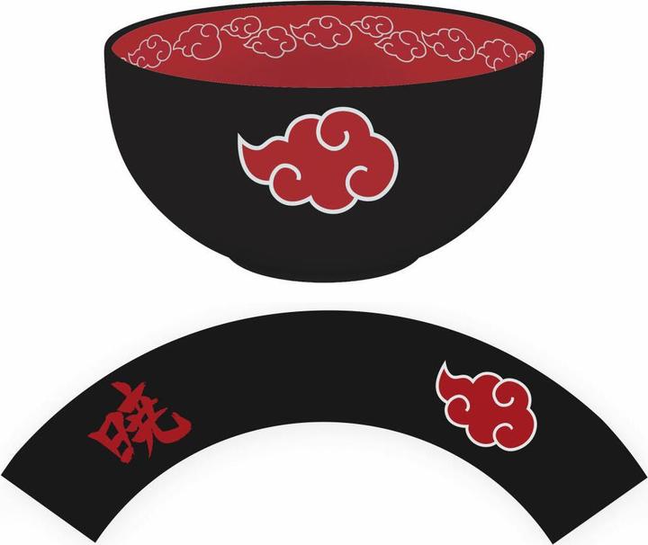 Actual product image ABYstyle Naruto Shippuden Ciotola 600ml: Akatsuki (B)