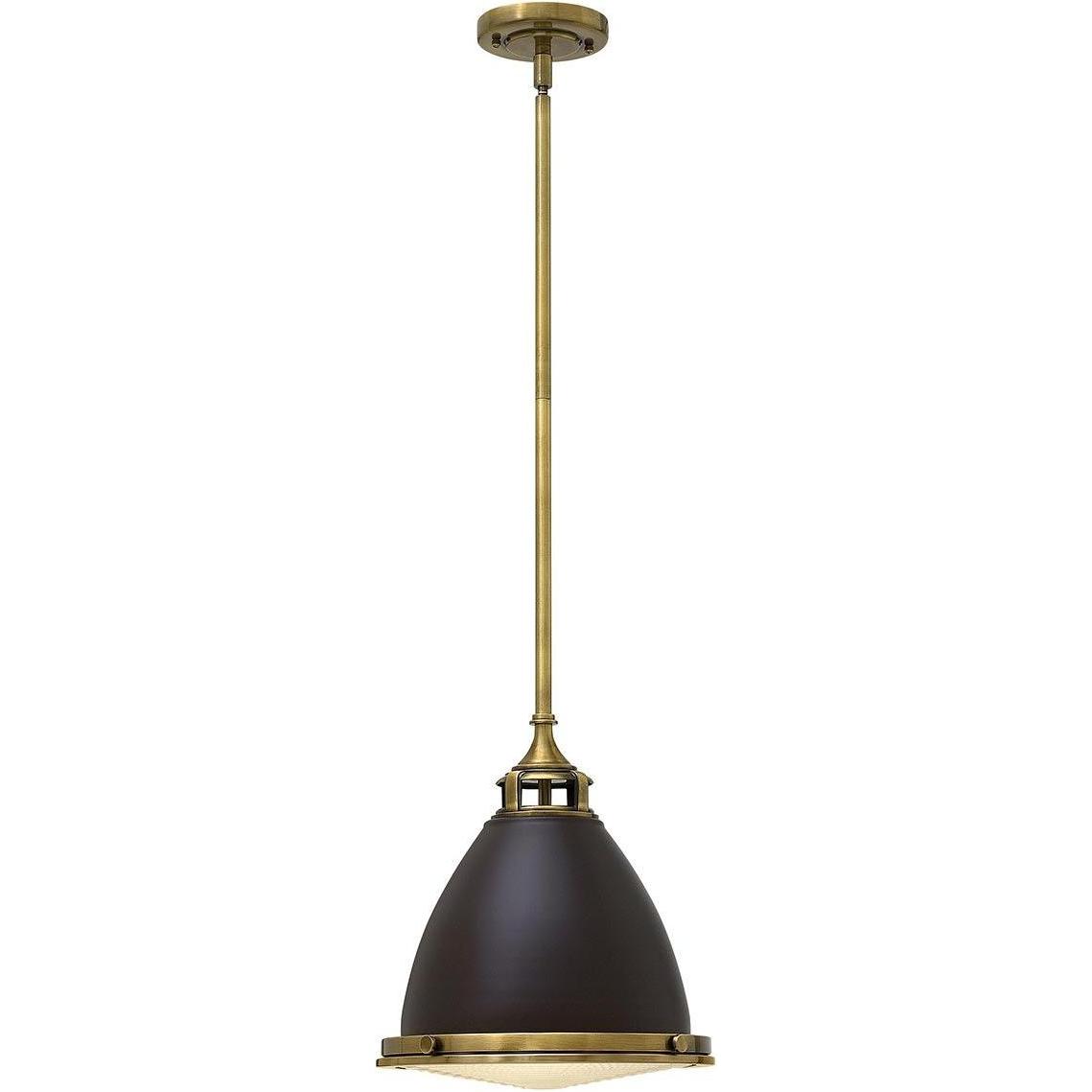 Elstead Lighting, Pendelleuchte, Amelia Hängeleuchte E27 Buckeye Bronze, Restaurationsbronze (E27)
