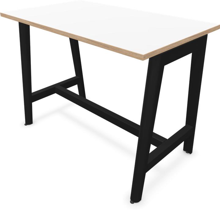 Wood | Ash stained black, White