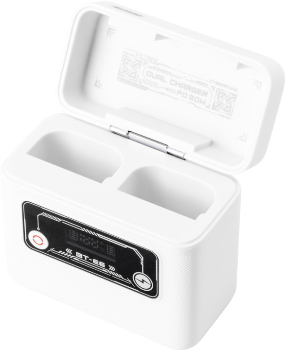 Actual product image Viltrox Camera Battery Charging Case Power Bank for Canon LP E6 (Charger)