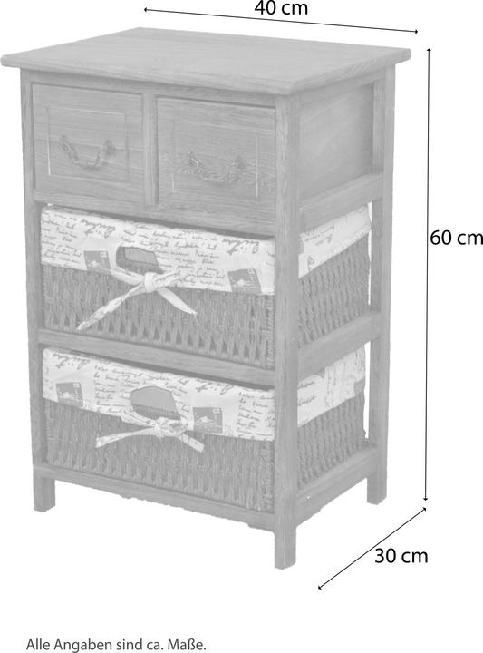 Produktbild Möbel Direkt Online Klara (40 x 30 x 60 cm)