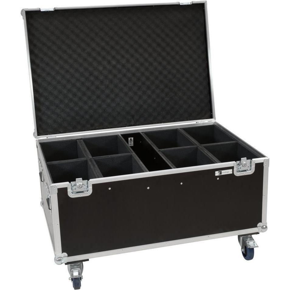 Roadinger Flightcase 8x LED IP PAR 12x8W QCL/12x9W SQL Spot mit Rollen (Zubehör), Audio Racks + Cases