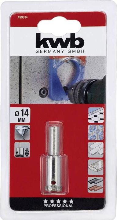 Produktbild kwb Diamant Lochsäge 14/25 Mm (14 mm)