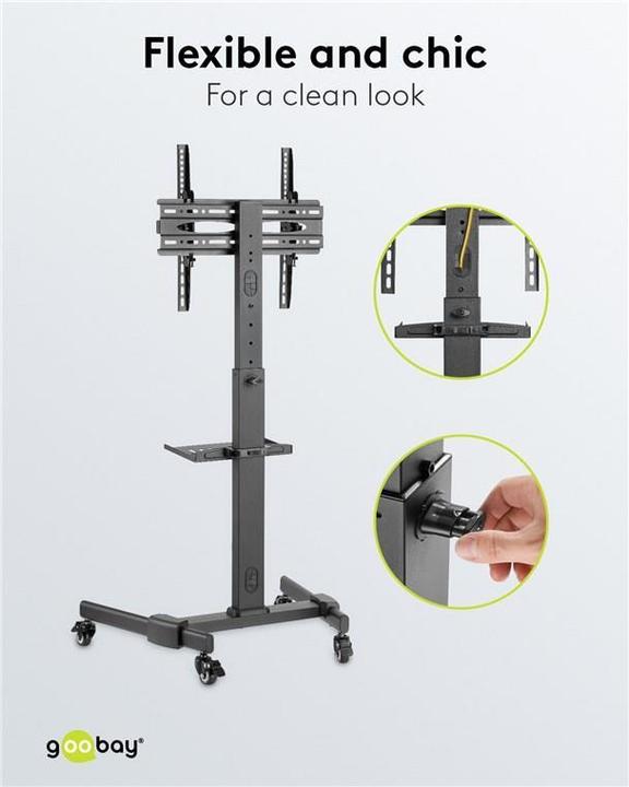 Immagine prodotto Goobay Supporto per presentazione TV Basic L (Universale, 70", 35 kg)