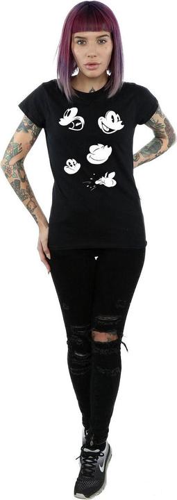 Actual product image Disney Womens/Ladies Mickey Mouse Faces Cotton T-Shirt (M)