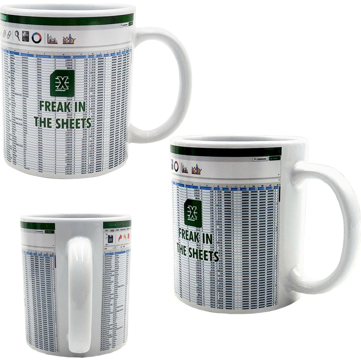 Thumbnail - Thumbs Up, Tasse, Mad Monkey Tasse "Freek in the Sheets" 300ml weiss (300 ml, 1 x)