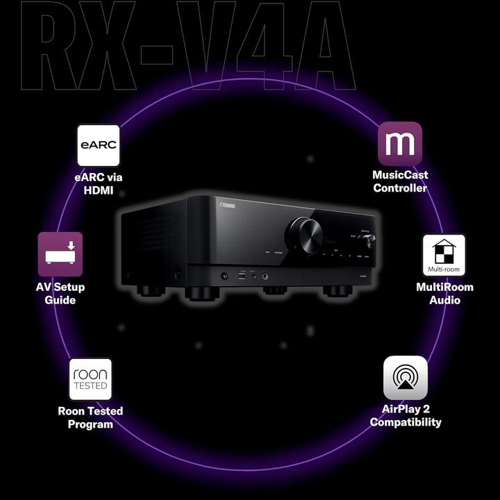 Immagine prodotto Yamaha RX-V4A (5.2 canali, AM, FM, DAB+)