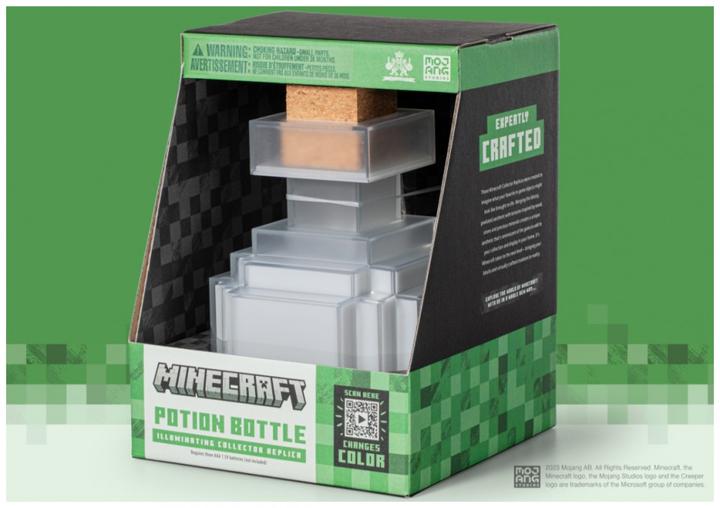 Actual product image Noble Collection Minecraft Replik Illuminating Potion Bottle