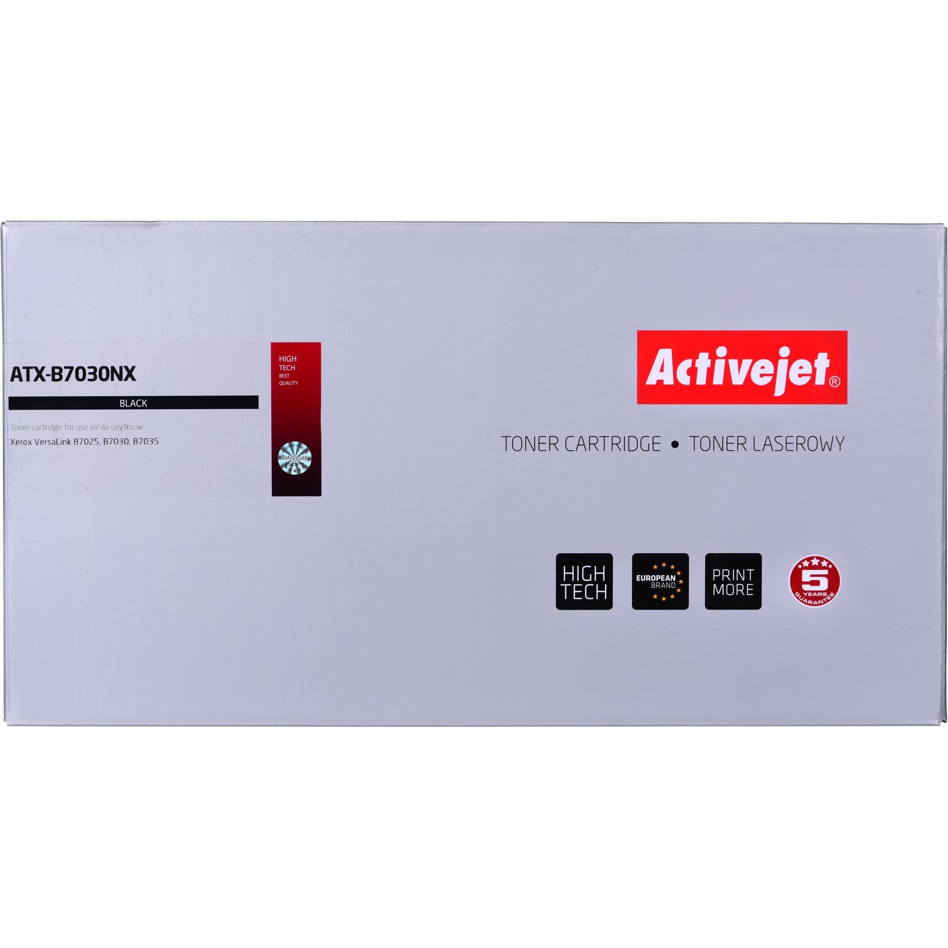 Thumbnail - Activejet, Toner, ATX-B7030NX Tonerkartusche für Xerox Drucker Ersatz XEROX 106R03396 Supreme 30000 Seite (B)