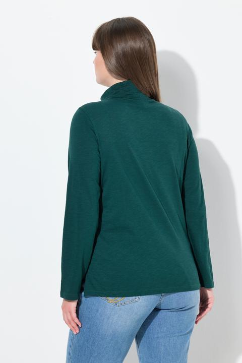 Produktbild Ulla Popken Shirt, Rollkragen, Slim, Langarm (58)