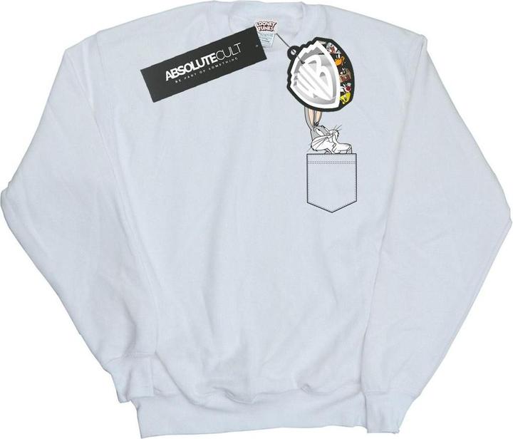 Produktbild Looney Tunes Bugs Bunny Faux Pocket Sweatshirt (L)