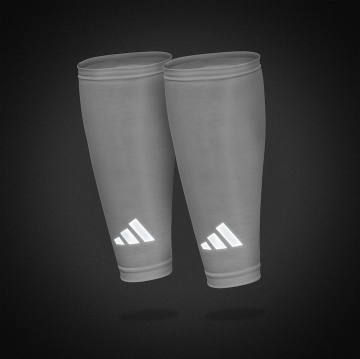 Produktbild adidas Compression Calf Sleeves Weiss, S-M