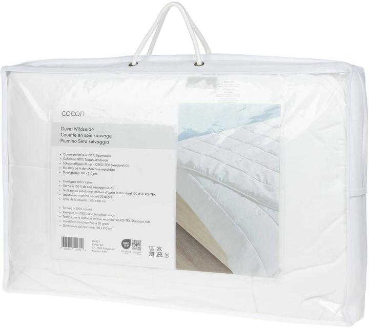 Image du produit Cocon Couette en soie sauvage (600 g, 160 x 210 cm)